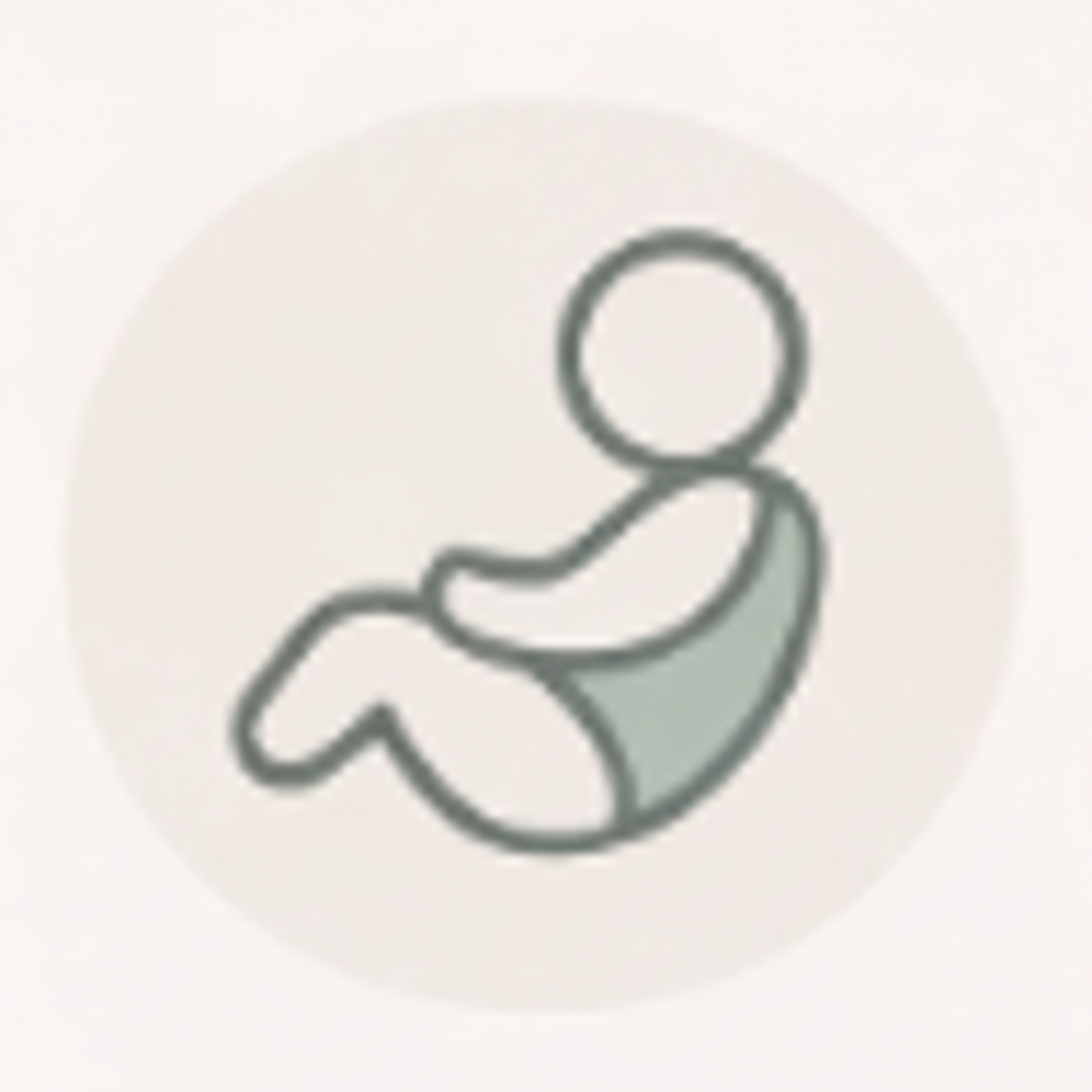 Icône bébé allaitement